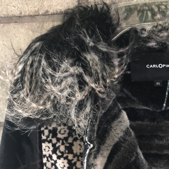 SOLD. Amazing Velveteen Patchwork Coat - Picture 14 of 16